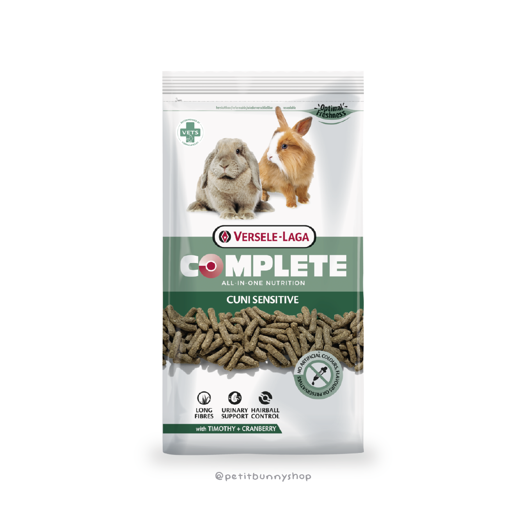 Pellets Cuni sensitive de Versele laga de 1.75kg para conejos con digestión delicada