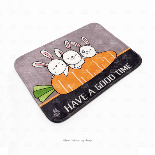Tapete afelpadado con diseño de conejos antideslizante talla S para el área de tu conejo gato perro p mascotas