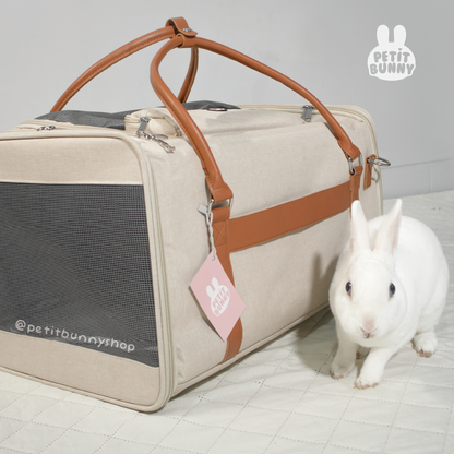 Transportín para conejos y mascotas pequeñas resistente ventilado y cómodo Perú