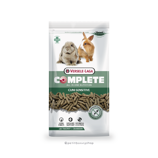 Pellets Cuni sensitive de Versele laga de 1.75kg para conejos con digestión delicada