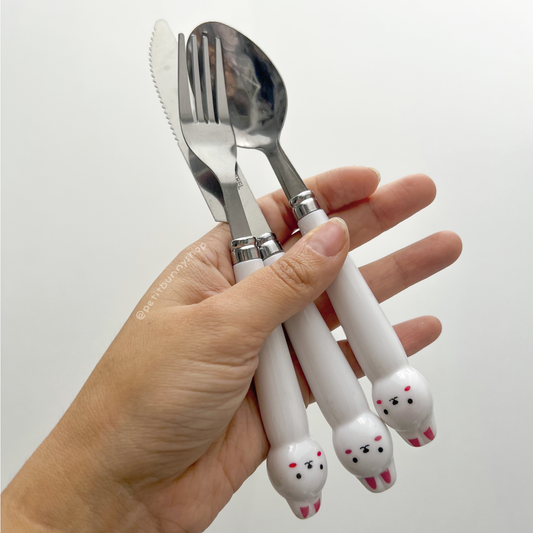 Set de Cubiertos Bunny